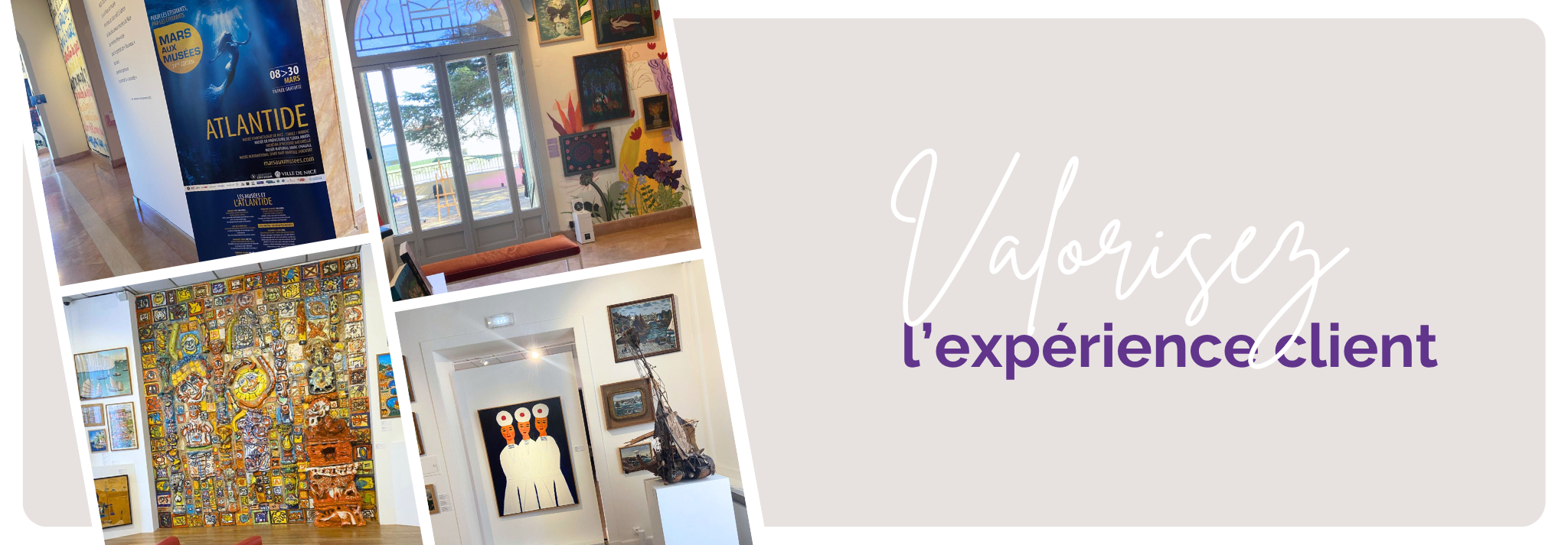 Valorisez l’expérience client avec photos de mise en situation dans un musée