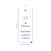 Carte à parfum rectangle 45x120mm AVEC DIM